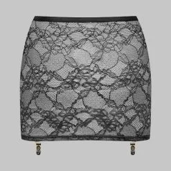 Maison Close Jupe Porte-jarretelles Ouvrable - Le Petit Secret - Jeux Magnétiques -Lingerie Soldes Boutique jupe porte jarretelles jeux magnetiques 4