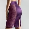 Maison Close Jupe Crayon - Villa Satine - Violet 2 Maison Close Jupe Crayon - Villa Satine - Violet -Lingerie Soldes Boutique jupe villa satine violette 1