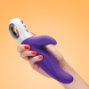 Fun Factory Vibromasseur Rabbit Lady Bi - Violet -Lingerie Soldes Boutique lady bi rabbit vibrator violet handshot 1800x1800