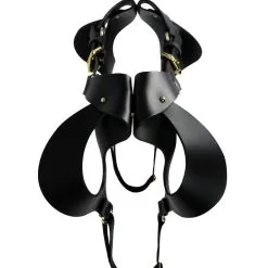 E.L.F. Zhou London Ceinture Harnais En Cuir - Frame Waist Belt -Lingerie Soldes Boutique leg 3