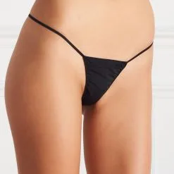 Maison Close Micro Strings Noir & Beige 13 Maison Close Micro Strings Noir & Beige -Lingerie Soldes Boutique lot deux micro string beige noir lps 4