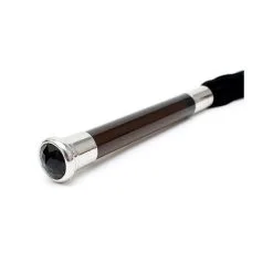 Martinet En Daim Manche En Verre - Noir -Lingerie Soldes Boutique martinet daim noir manche verre cristal 4