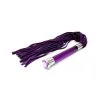 Martinet En Daim Manche En Verre - Violet -Lingerie Soldes Boutique martinet daim violet manche verre cristal 1