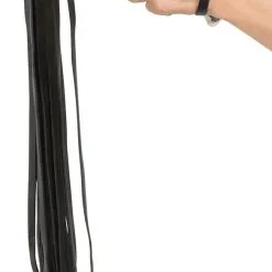 Martinet Lanières En Cuir Et Manche En Acier 5 Martinet Lanières En Cuir Et Manche En Acier -Lingerie Soldes Boutique martinet zado cuir vachette acier main