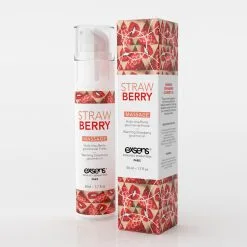 Exsens Huile De Massage Chauffante Et Comestible - Fraise