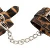 Menottes Léopard En Simili Cuir