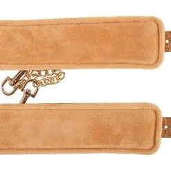 Menottes En Liège Doublées En Peluche 7 Menottes En Liège Doublées En Peluche -Lingerie Soldes Boutique menottes vegan liege 3