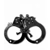 Menottes En Acier - Noir -Lingerie Soldes Boutique menottes noires