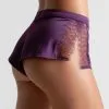 Maison Close Mini Short - Villa Satine - Violet 1 Maison Close Mini Short - Villa Satine - Violet -Lingerie Soldes Boutique mini short villa satine violet 1
