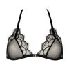 Atelier Amour Soutien-gorge Triangle En Tulle Et Dentelle Fine - Mystic Shadow -Lingerie Soldes Boutique ms10 front