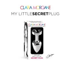 Plug Anal En Aluminium Avec Cristal Noir - Taille M 5 Plug Anal En Aluminium Avec Cristal Noir - Taille M -Lingerie Soldes Boutique my little secret plug small 12