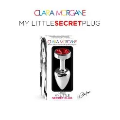 Plug Anal En Aluminium Avec Cristal Rouge - Taille L 5 Plug Anal En Aluminium Avec Cristal Rouge - Taille L -Lingerie Soldes Boutique my little secret plug small 17 1