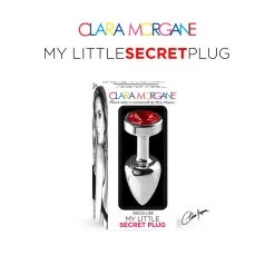 Plug Anal En Aluminium Avec Cristal Rouge - Taille M 5 Plug Anal En Aluminium Avec Cristal Rouge - Taille M -Lingerie Soldes Boutique my little secret plug small 8 1