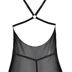 Nuisette En Dentelle Et Transparence -Lingerie Soldes Boutique nuisette transparente cotelli 4