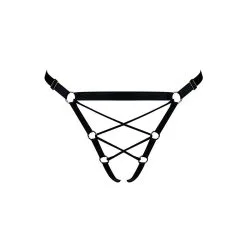 E.L.F. Zhou London Culotte Ouverte En Lanières Satinées - Shibari Noire 9 E.L.F. Zhou London Culotte Ouverte En Lanières Satinées - Shibari Noire -Lingerie Soldes Boutique obsidian shibari ouvert brief 1