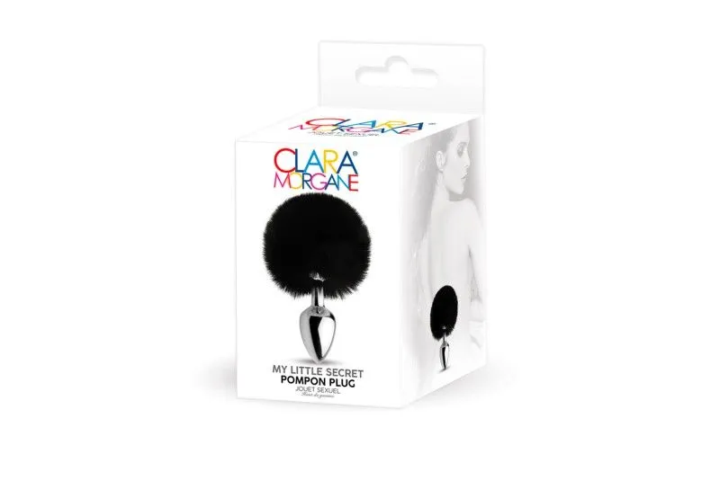 Plug Anal Avec Pompom En Fourrure Synthétique Noire 4 Plug Anal Avec Pompom En Fourrure Synthétique Noire – Image 2