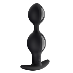 Fun Factory Plug Anal B-Ball Duo - Noir & Gris 7 Fun Factory Plug Anal B-Ball Duo - Noir & Gris -Lingerie Soldes Boutique plug b balls duo noir gris 2