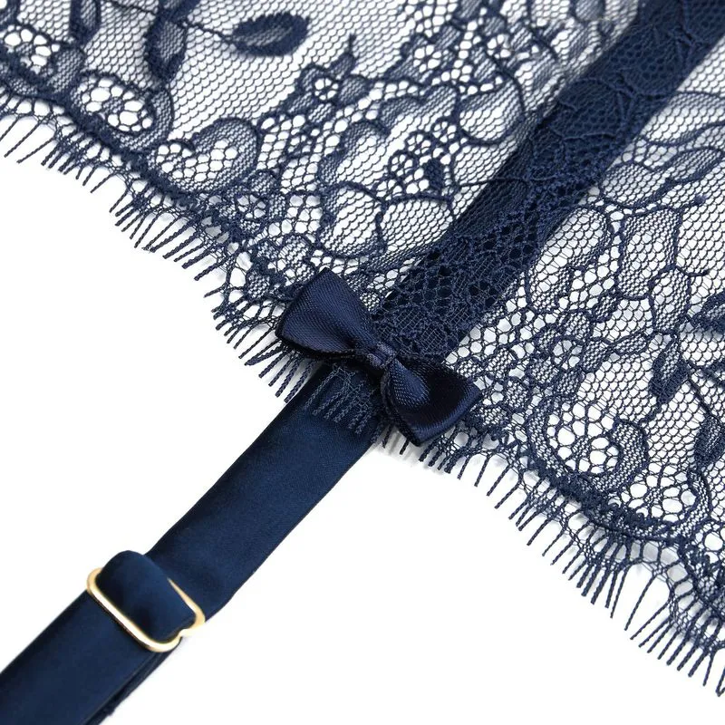 Maison Close Porte-jarretelles - Villa Satine - Bleu Marine 7 Maison Close Porte-jarretelles - Villa Satine - Bleu Marine – Image 5