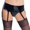 Porte-jarretelles En Vinyle -Lingerie Soldes Boutique porte jarretelles vinyle 1