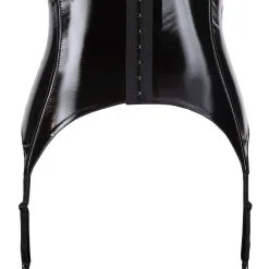 Porte-jarretelles En Vinyle Avec Boucles