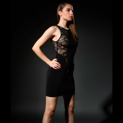 Patrice Catanzaro Robe En Dentelle Et Lycra - Saori