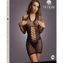 Le Désir Robe Resille Et Fesses Nues - Jeanne - Le Désir -Lingerie Soldes Boutique robe dos nu le desir 4