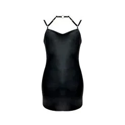 E.L.F. Zhou London Robe En Soie Avec Col Harnais - Jade -Lingerie Soldes Boutique robe harnais jade 1