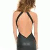Patrice Catanzaro Robe Longue Dos Nu En Wetlook - Poussycat -Lingerie Soldes Boutique robe longue lycra laque poussycat catanzaro 2