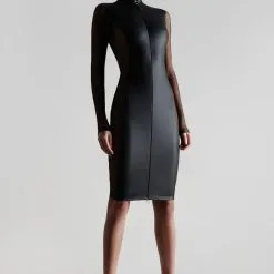 Maison Close Robe Ouvrable à Double Sens - Chambre Noire Or -Lingerie Soldes Boutique robe ouvrable chambre noire or 3