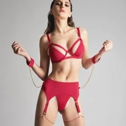 Maison Close Soutien-gorge Balconnet - Tapage Nocturne - Rouge 10 Maison Close Soutien-gorge Balconnet - Tapage Nocturne - Rouge -Lingerie Soldes Boutique sg balconnet tapage nocturne 3