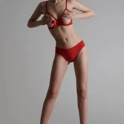 Maison Close Soutien-gorge Seins Nus - Le Petit Secret - Rouge 12 Maison Close Soutien-gorge Seins Nus - Le Petit Secret - Rouge -Lingerie Soldes Boutique sg seins nus noeud rouge ps 3