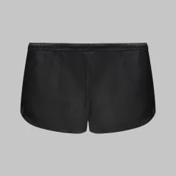 Maison Close Short En Soie - Rendez-vous Noir -Lingerie Soldes Boutique short rendez vous noir 4