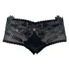 Impudique Shorty En Résille Et Similicuir - Pepper 2 Impudique Shorty En Résille Et Similicuir - Pepper -Lingerie Soldes Boutique shorty resille similicuir pepper 1