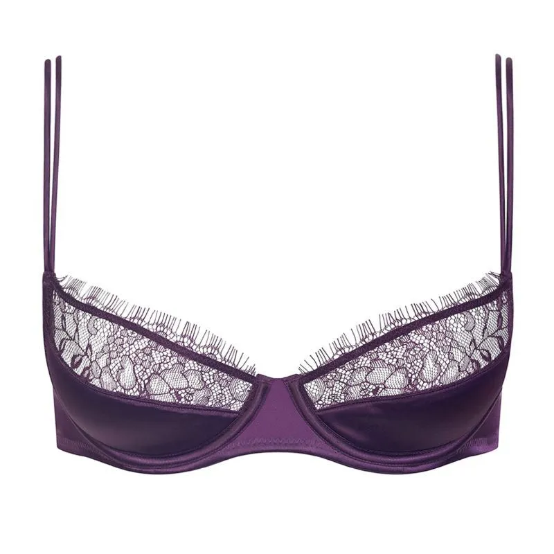 Maison Close Soutien 1/4 Cup - Villa Satine - Violet 4 Maison Close Soutien 1/4 Cup - Villa Satine - Violet – Image 2