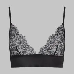 Maison Close Soutien-gorge Triangle Bustier - Rendez-vous Noir 9 Maison Close Soutien-gorge Triangle Bustier - Rendez-vous Noir -Lingerie Soldes Boutique soutien gorge bustier rendez vous noir 4 1