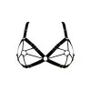 E.L.F. Zhou London Soutien-gorge Harnais Avec Attaches Or - Cage O-ring Bra Shade Of Darker -Lingerie Soldes Boutique soutien gorge cage bra shade of darker 1