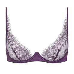 Lingerie Soldes Boutique -Lingerie Soldes Boutique soutien gorge corbeille villa satine violet 2