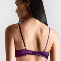 Maison Close Soutien-gorge Balconnet - Villa Satine - Violet 11 Maison Close Soutien-gorge Balconnet - Villa Satine - Violet -Lingerie Soldes Boutique soutien gorge corbeille villa satine violet 4