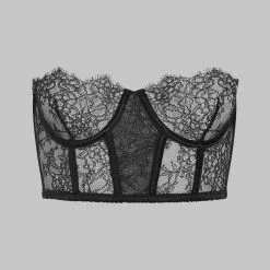 Maison Close Soutien-gorge Bustier - Rendez-vous Noir 13 Maison Close Soutien-gorge Bustier - Rendez-vous Noir -Lingerie Soldes Boutique soutien gorge corset rendez vous noir 4 1