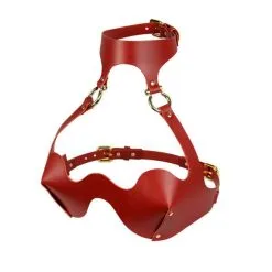 E.L.F. Zhou London Soutien-gorge Harnais En Cuir Rouge - Omega 7 E.L.F. Zhou London Soutien-gorge Harnais En Cuir Rouge - Omega -Lingerie Soldes Boutique soutien gorge harnais cuir rouge 3