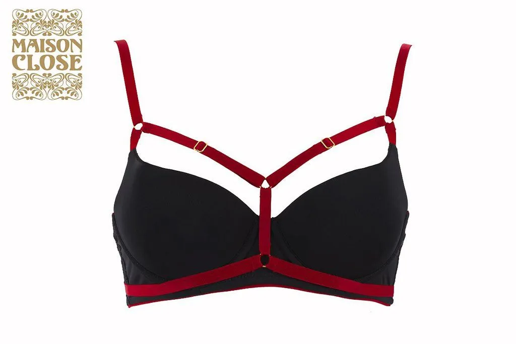 Maison Close Soutien-gorge Push-up Avec Harnais - Armée Des Sens 4 Maison Close Soutien-gorge Push-up Avec Harnais - Armée Des Sens – Image 2