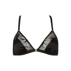 Atelier Amour Soutien-gorge Triangle En Satin Et Dentelle - Nuit à Broadway -Lingerie Soldes Boutique soutien gorge triangle nuit a broadway 7