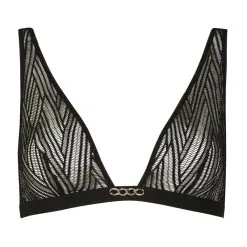 Atelier Amour Soutien-gorge Triangle En Dentelle Graphique - Onde Sensuelle -Lingerie Soldes Boutique soutien gorge triangle onde sensuelle 4