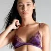 Maison Close Soutien-gorge Triangle - Villa Satine - Violet 1 Maison Close Soutien-gorge Triangle - Villa Satine - Violet -Lingerie Soldes Boutique soutien gorge triangle villa satine violet 1