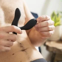 We-Vibe Stimulateur Prostatique Vibrant Et Télécommandé Vector + - Noir -Lingerie Soldes Boutique stimulateur prostatique vibrant telecommande vector noir 4