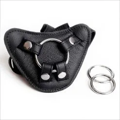 The Sinners Harnais Pour Gode-ceinture Avec Plastron Amovible - Cuir Souple Noir 10 The Sinners Harnais Pour Gode-ceinture Avec Plastron Amovible - Cuir Souple Noir -Lingerie Soldes Boutique strapon noir plein boucletrous seul 1