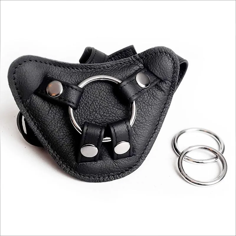 The Sinners Harnais Pour Gode-ceinture Avec Plastron Amovible - Cuir Souple Noir 6 The Sinners Harnais Pour Gode-ceinture Avec Plastron Amovible - Cuir Souple Noir – Image 4