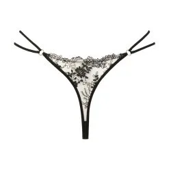 Atelier Amour String En Tulle Brodé - Après Minuit -Lingerie Soldes Boutique string apres minuit 2 1