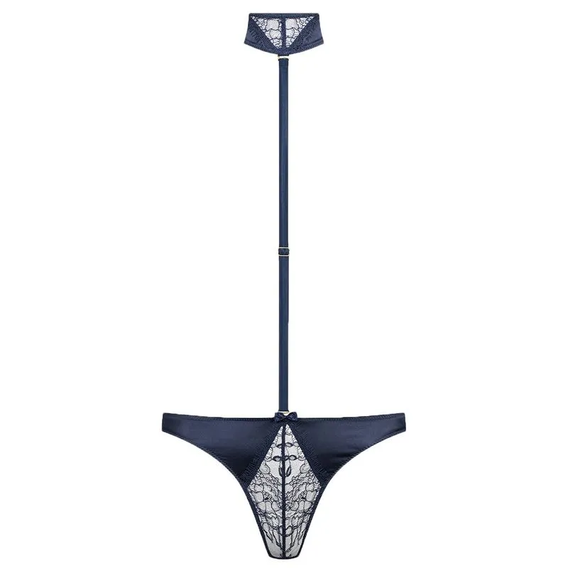 Maison Close String Harnais - Villa Satine - Bleu Marine 4 Maison Close String Harnais - Villa Satine - Bleu Marine – Image 2