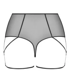 Maison Close String Taille Haute - L'Amoureuse - Dahlia Noir 11 Maison Close String Taille Haute - L'Amoureuse - Dahlia Noir -Lingerie Soldes Boutique string haut l amoureuse dahlia 4